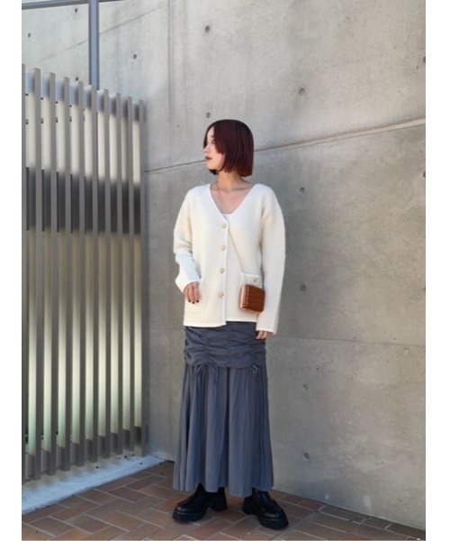 MOUSSY(マウジー)の「【HOLIDAY COLLECTION】GATHER MERMAID スカート(スカート・レディース・ブラック/グレー・1/2)」の16枚目の写真