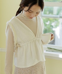 flower | テンダーニットビスチェ(ベスト)