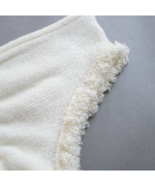 flower（フラワー）の「テンダーニットビスチェ（ベスト・レディース・ホワイト/ブラック・FREE）」の15枚目の写真