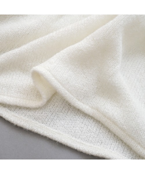 flower（フラワー）の「テンダーニットビスチェ（ベスト・レディース・ホワイト/ブラック・FREE）」の8枚目の写真