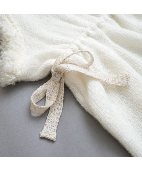 flower（フラワー）の「テンダーニットビスチェ（ベスト・レディース・ホワイト/ブラック・FREE）」の13枚目の写真