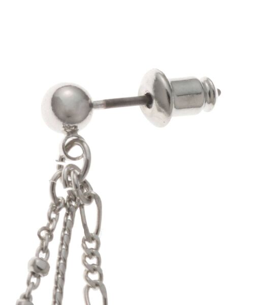 LAGUNAMOON(ラグナムーン)の「トリプルチェーンピアス(ピアス(両耳用)・レディース・シルバー/ゴールド・FREE)」の3枚目の写真