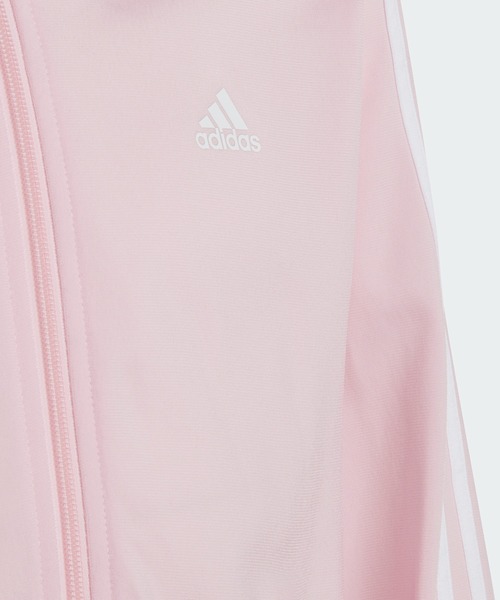 adidas（アディダス）の「エッセンシャルズ スリーストライプス トラックスーツ / アディダス adidas（ジャージ・キッズ・ピンク/ブラック/グリーン・130/140/150/160）」の12枚目の写真