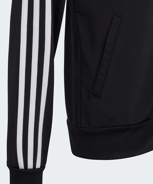 adidas（アディダス）の「エッセンシャルズ スリーストライプス トラックスーツ / アディダス adidas（ジャージ・キッズ・ピンク/ブラック/グリーン・130/140/150/160）」の18枚目の写真
