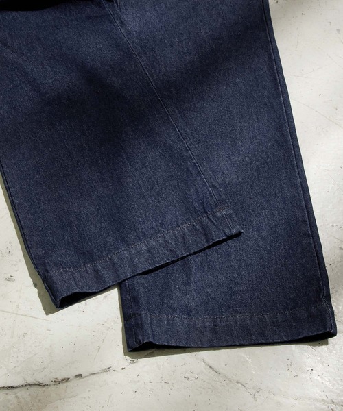 EMMA CLOTHES(エマクローズ)の「ハイウエストフレアシルエットフェードデニムパンツ EMMA CLOTHES(デニムパンツ・メンズ・グレー/サックスブルー系/ライトグレー/ブラック/インディゴブルー・S/M/L)」の14枚目の写真