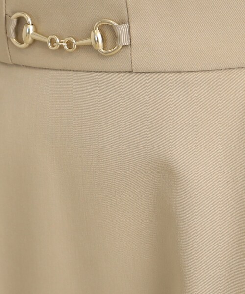 DRESKIP（ドレスキップ）の「◆ビット付きタックフレアスカート（スカート・レディース・サンドベージュ/ブラック/レモンイエロー・02/03）」の17枚目の写真