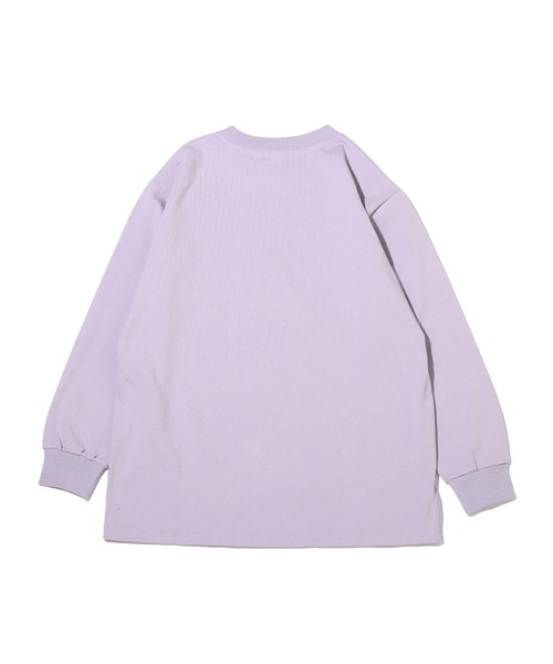 UGG（アグ）の「UGG@mos ロゴ刺繍ロンT / アグ ロゴシシュウロンティ（Tシャツ/カットソー・レディース・ラベンダー/ホワイト/ブラック・M/XL/L）」の5枚目の写真