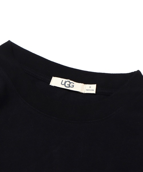 UGG（アグ）の「UGG@mos ロゴ刺繍ロンT / アグ ロゴシシュウロンティ（Tシャツ/カットソー・レディース・ラベンダー/ホワイト/ブラック・M/XL/L）」の18枚目の写真