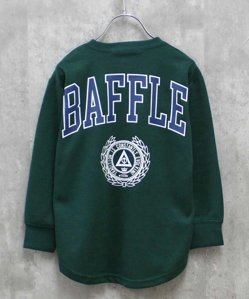 THE CASUAL（カジュアル）の「選べる16カラーちょいビッグトレーナー（スウェット・キッズ・チャコール/ダークグリーン系1/ブラック/グレー系2/ネイビー系/ダークグリーン/ブラック系/グレー系1/オフホワイト/ベージュ/杢グレー/グレー系/ダークグリーン系/ダークネイビー/グレー系3/ベージュ系・130cm/110cm/150cm/140cm/160cm/120cm）」の15枚目の写真