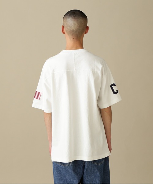AVIREX(アヴィレックス)の「US-CA FOOTBALL S/S T-SHIRT / フットボール Tシャツ / AVIREX / アヴィレックス(Tシャツ/カットソー・メンズ・ホワイト/ブラック/グリーン・MEDIUM/LARGE/X-LARGE/XX-LARGE)」の6枚目の写真