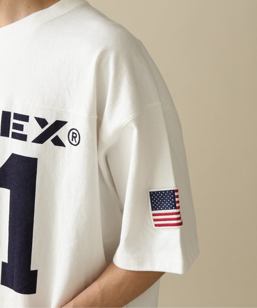 AVIREX(アヴィレックス)の「US-CA FOOTBALL S/S T-SHIRT / フットボール Tシャツ / AVIREX / アヴィレックス(Tシャツ/カットソー・メンズ・ホワイト/ブラック/グリーン・MEDIUM/LARGE/X-LARGE/XX-LARGE)」の9枚目の写真
