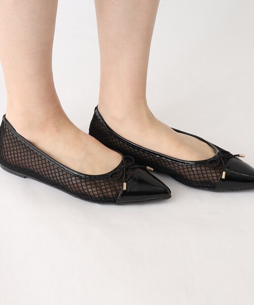 index（インデックス）の「◆ポインテッドチュールバレエシューズ（その他シューズ・レディース・ブラック/ライトベージュ・02/03）」の5枚目の写真