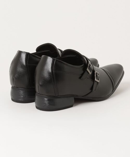 LASSU&FRISS（ラスアンドフリス）の「LASSU&FRISS/シークレットインソールストラップシューズ(5892)（ドレスシューズ・メンズ・ブラック/ライトブラウン・43/44/40/42/41/39）」の3枚目の写真
