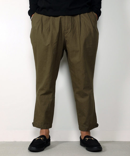 AMERICAN RAG CIE(アメリカンラグシー)の「2タック ワイドテーパードパンツ(その他パンツ・メンズ・ブラウン/ネイビー/ブラック/ライトベージュ/カーキ・3/2/1)」の5枚目の写真