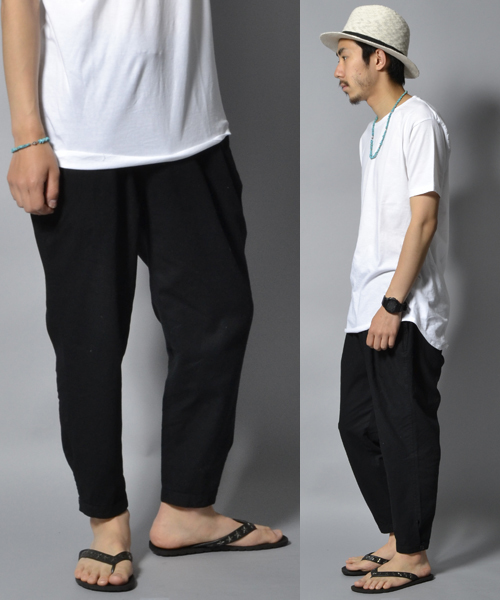 AMERICAN RAG CIE(アメリカンラグシー)の「2タック ワイドテーパードパンツ(その他パンツ・メンズ・ブラウン/ネイビー/ブラック/ライトベージュ/カーキ・3/2/1)」の6枚目の写真