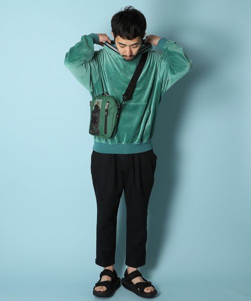 AMERICAN RAG CIE(アメリカンラグシー)の「2タック ワイドテーパードパンツ(その他パンツ・メンズ・ブラウン/ネイビー/ブラック/ライトベージュ/カーキ・3/2/1)」の16枚目の写真