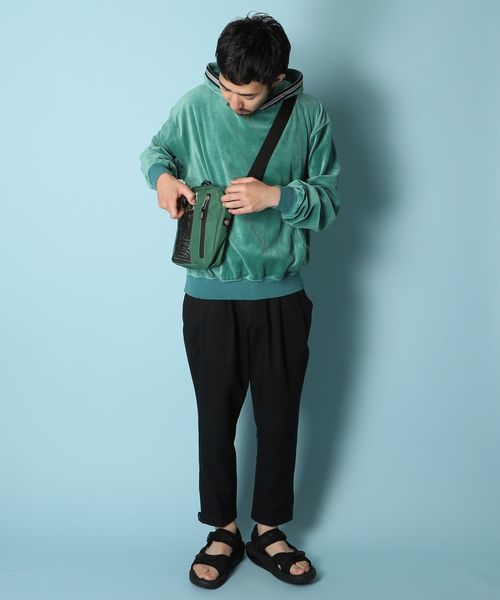 AMERICAN RAG CIE(アメリカンラグシー)の「2タック ワイドテーパードパンツ(その他パンツ・メンズ・ブラウン/ネイビー/ブラック/ライトベージュ/カーキ・3/2/1)」の15枚目の写真