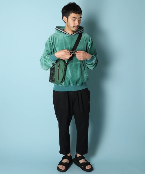 AMERICAN RAG CIE(アメリカンラグシー)の「2タック ワイドテーパードパンツ(その他パンツ・メンズ・ブラウン/ネイビー/ブラック/ライトベージュ/カーキ・3/2/1)」の14枚目の写真