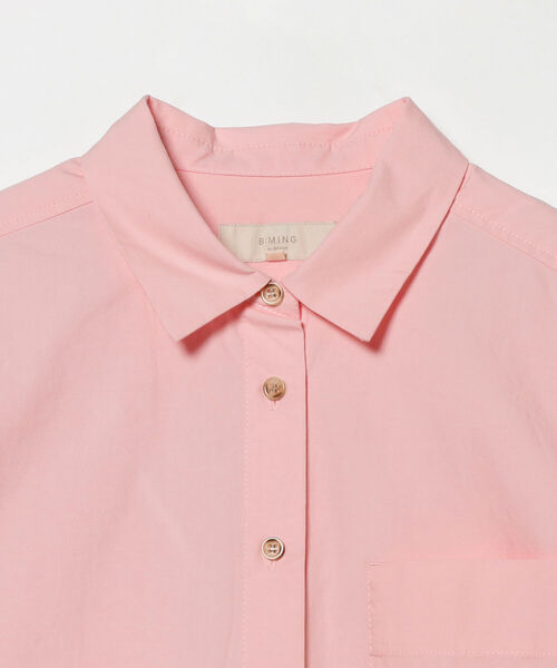 B:MING by BEAMS（ビーミングバイビームス）の「B:MING by BEAMS / オーガニック オーバー シャツ（シャツ/ブラウス・レディース・ピンク/オフホワイト・SMALL/MEDIUM）」の19枚目の写真
