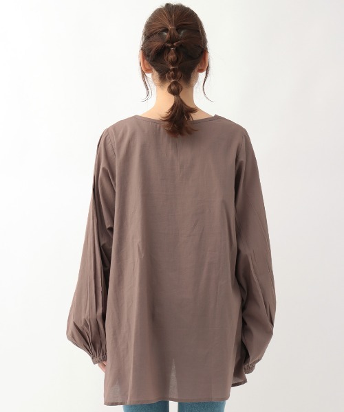 トクコの刺繍チュニック ハート刺繍ペプラムチュニック（Tシャツ/カットソー）｜CHAN ME