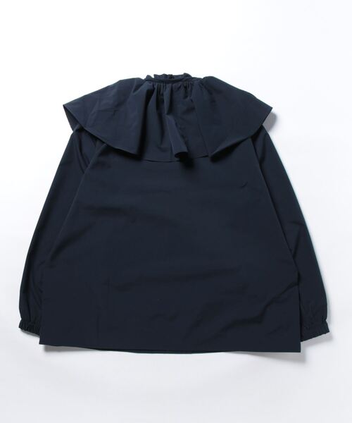 DONOBAN（ドノバン）の「ラッフルカラーブラウス（シャツ/ブラウス・レディース・ブルー/ホワイト/ネイビー・F）」の14枚目の写真