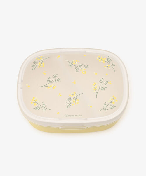 Afternoon Tea(アフタヌーンティー)の「山中塗ミモザ抗菌ワンタッチランチボックスM(お弁当箱・レディース・イエロー・ONE SIZE)」の1枚目の写真