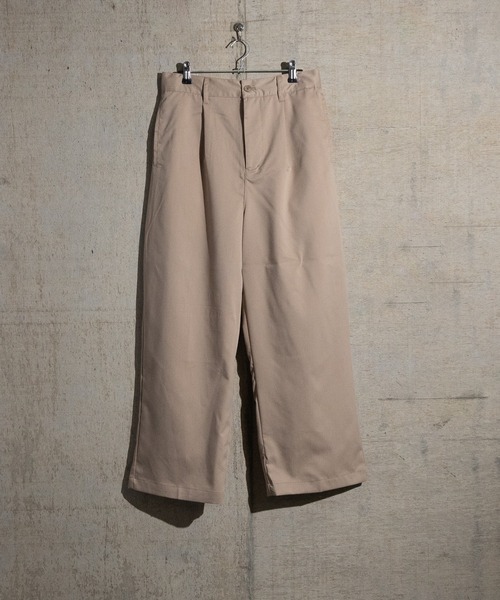 JOHN'S CLOSET(ジョンズクローゼット)の「【i】ワイドアンクルパンツ(その他パンツ・メンズ・ブラック/オフホワイト/モカ/グリーン/サックスブルー/ベージュ・LARGE/MEDIUM/X-LARGE)」の13枚目の写真