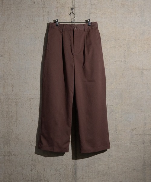 JOHN'S CLOSET(ジョンズクローゼット)の「【i】ワイドアンクルパンツ(その他パンツ・メンズ・ブラック/オフホワイト/モカ/グリーン/サックスブルー/ベージュ・LARGE/MEDIUM/X-LARGE)」の11枚目の写真