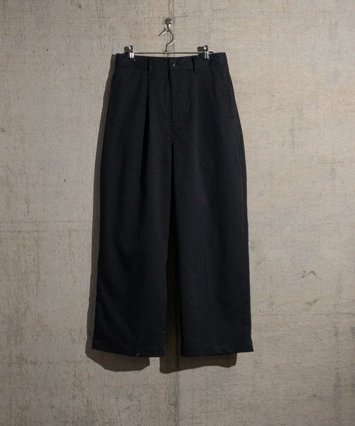 JOHN'S CLOSET(ジョンズクローゼット)の「【i】ワイドアンクルパンツ(その他パンツ・メンズ・ブラック/オフホワイト/モカ/グリーン/サックスブルー/ベージュ・LARGE/MEDIUM/X-LARGE)」の9枚目の写真