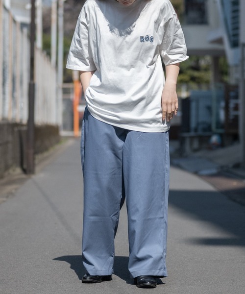 JOHN'S CLOSET(ジョンズクローゼット)の「【i】ワイドアンクルパンツ(その他パンツ・メンズ・ブラック/オフホワイト/モカ/グリーン/サックスブルー/ベージュ・LARGE/MEDIUM/X-LARGE)」の22枚目の写真