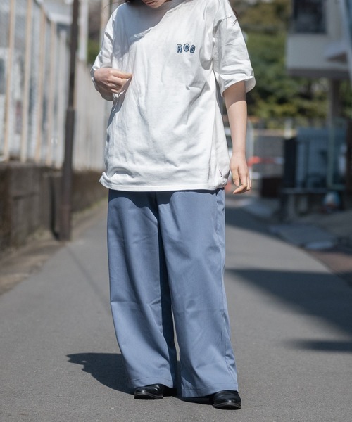 JOHN'S CLOSET(ジョンズクローゼット)の「【i】ワイドアンクルパンツ(その他パンツ・メンズ・ブラック/オフホワイト/モカ/グリーン/サックスブルー/ベージュ・LARGE/MEDIUM/X-LARGE)」の21枚目の写真