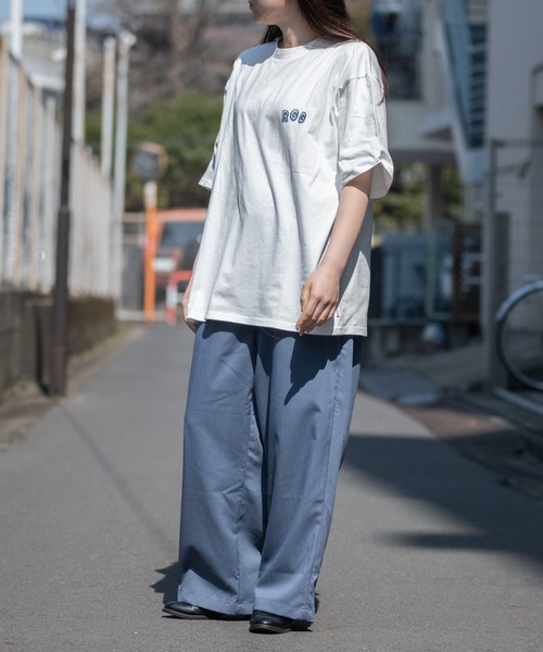 JOHN'S CLOSET(ジョンズクローゼット)の「【i】ワイドアンクルパンツ(その他パンツ・メンズ・ブラック/オフホワイト/モカ/グリーン/サックスブルー/ベージュ・LARGE/MEDIUM/X-LARGE)」の20枚目の写真