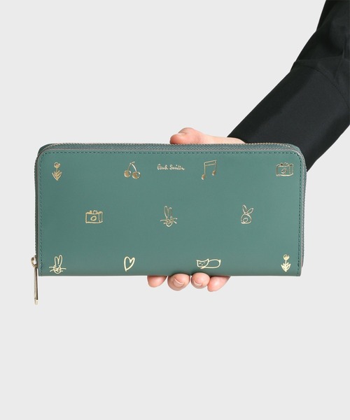 【Paul Smith】完売必至！ミックスドゥードゥル 長財布 Paul Smith】完売必至！ミックスドゥードゥル 長財布 (Paul