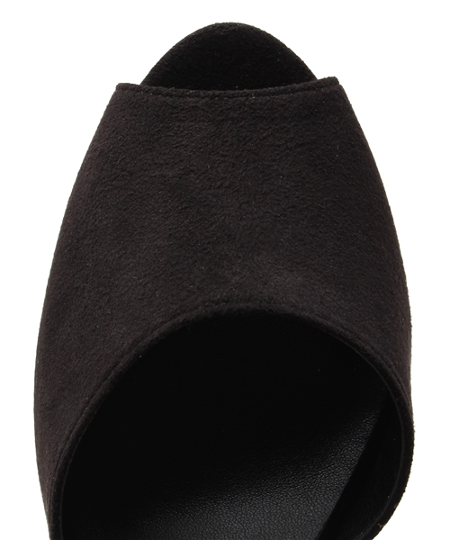 STUDIOUS(ステュディオス)の「STUDIOUS スウェードベルト付オープントゥサンダル*(サンダル・レディース・ブラック/ライトグレー/ブルー・SMALL/MEDIUM/LARGE)」の10枚目の写真