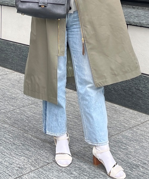 Chez toi(シェトワ)の「GLDラインヒールサンダル(サンダル・レディース・アイボリー/グレー/ブラック・SMALL/MEDIUM/LARGE)」の5枚目の写真