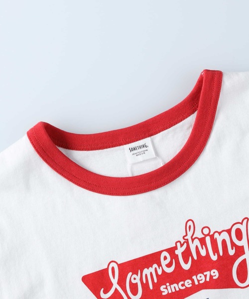 SOMETHING(サムシング)の「【SOMETHING】ヴィンテージリンガーTシャツ(Tシャツ/カットソー・レディース・レッド・M/L)」の4枚目の写真
