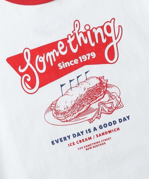SOMETHING(サムシング)の「【SOMETHING】ヴィンテージリンガーTシャツ(Tシャツ/カットソー・レディース・レッド・M/L)」の6枚目の写真