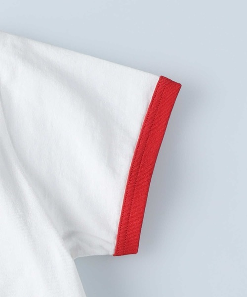 SOMETHING(サムシング)の「【SOMETHING】ヴィンテージリンガーTシャツ(Tシャツ/カットソー・レディース・レッド・M/L)」の7枚目の写真