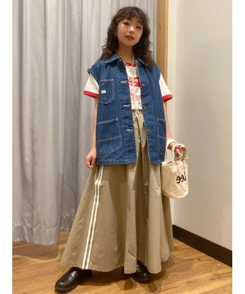 SOMETHING(サムシング)の「【SOMETHING】ヴィンテージリンガーTシャツ(Tシャツ/カットソー・レディース・レッド・M/L)」の22枚目の写真