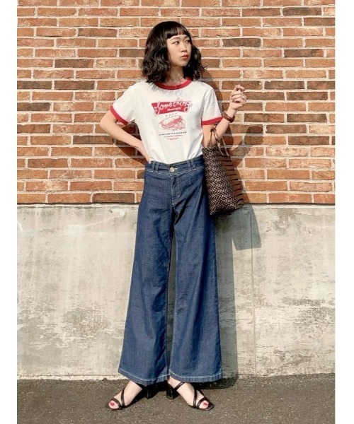 SOMETHING(サムシング)の「【SOMETHING】ヴィンテージリンガーTシャツ(Tシャツ/カットソー・レディース・レッド・M/L)」の19枚目の写真