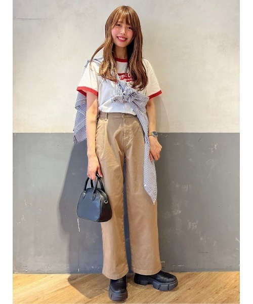 SOMETHING(サムシング)の「【SOMETHING】ヴィンテージリンガーTシャツ(Tシャツ/カットソー・レディース・レッド・M/L)」の9枚目の写真