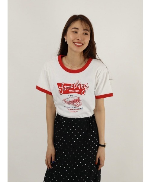 SOMETHING(サムシング)の「【SOMETHING】ヴィンテージリンガーTシャツ(Tシャツ/カットソー・レディース・レッド・M/L)」の15枚目の写真