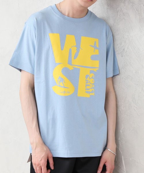 ARCADE（アーケード）の「サーフデザイン 半袖クルーネック プリントTシャツ DORE.H（Tシャツ/カットソー・メンズ・サックスブルー系2/ブラック系その他/ホワイト系その他3/ピンク系その他3/イエロー系その他3/ホワイト系その他2/ブラック系その他2/ホワイト系その他/ブラック系その他3/サックスブルー系/イエロー系その他/ピンク系その他2・LL/L/M）」の8枚目の写真