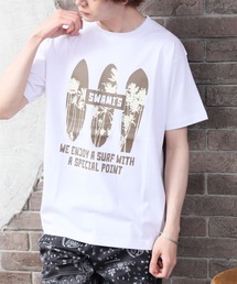 サーフデザイン 半袖クルーネック プリントTシャツ DORE.H