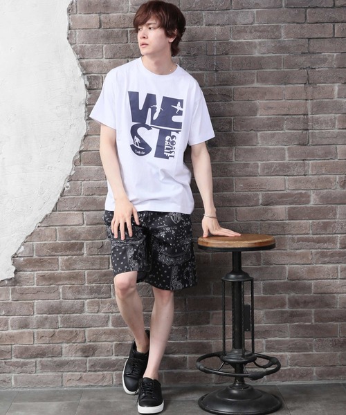 ARCADE（アーケード）の「サーフデザイン 半袖クルーネック プリントTシャツ DORE.H（Tシャツ/カットソー・メンズ・サックスブルー系2/ブラック系その他/ホワイト系その他3/ピンク系その他3/イエロー系その他3/ホワイト系その他2/ブラック系その他2/ホワイト系その他/ブラック系その他3/サックスブルー系/イエロー系その他/ピンク系その他2・LL/L/M）」の22枚目の写真