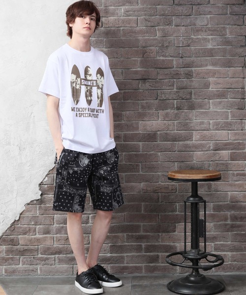 ARCADE（アーケード）の「サーフデザイン 半袖クルーネック プリントTシャツ DORE.H（Tシャツ/カットソー・メンズ・サックスブルー系2/ブラック系その他/ホワイト系その他3/ピンク系その他3/イエロー系その他3/ホワイト系その他2/ブラック系その他2/ホワイト系その他/ブラック系その他3/サックスブルー系/イエロー系その他/ピンク系その他2・LL/L/M）」の17枚目の写真