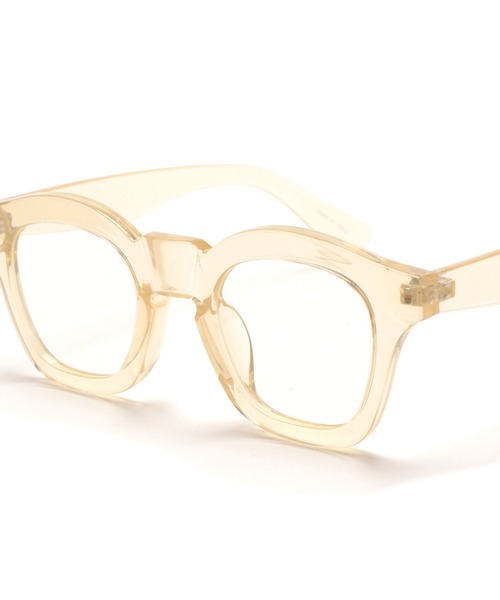 ROSE BUD（ローズバッド）の「(CONTROL FREAK)太フレームメガネ（メガネ・レディース・ベージュ/ブラック・FREE）」の7枚目の写真