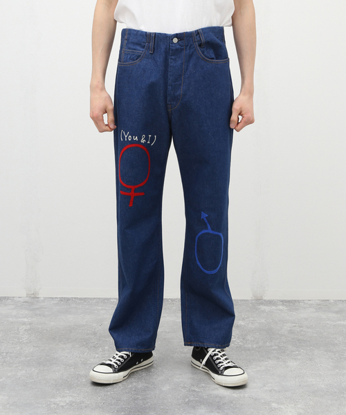 WESTOVERALLS(ウエストオーバーオールズ)の「【WESTOVERALLS / ウェストオーバーオールズ】881S SEX DENIM(デニムパンツ・メンズ・ダークブルー・34/32)」の2枚目の写真