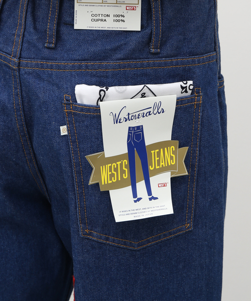 WESTOVERALLS(ウエストオーバーオールズ)の「【WESTOVERALLS / ウェストオーバーオールズ】881S SEX DENIM(デニムパンツ・メンズ・ダークブルー・34/32)」の19枚目の写真