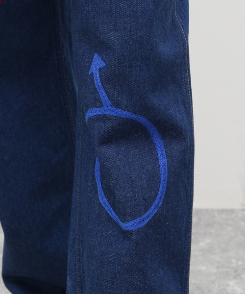 WESTOVERALLS(ウエストオーバーオールズ)の「【WESTOVERALLS / ウェストオーバーオールズ】881S SEX DENIM(デニムパンツ・メンズ・ダークブルー・34/32)」の9枚目の写真